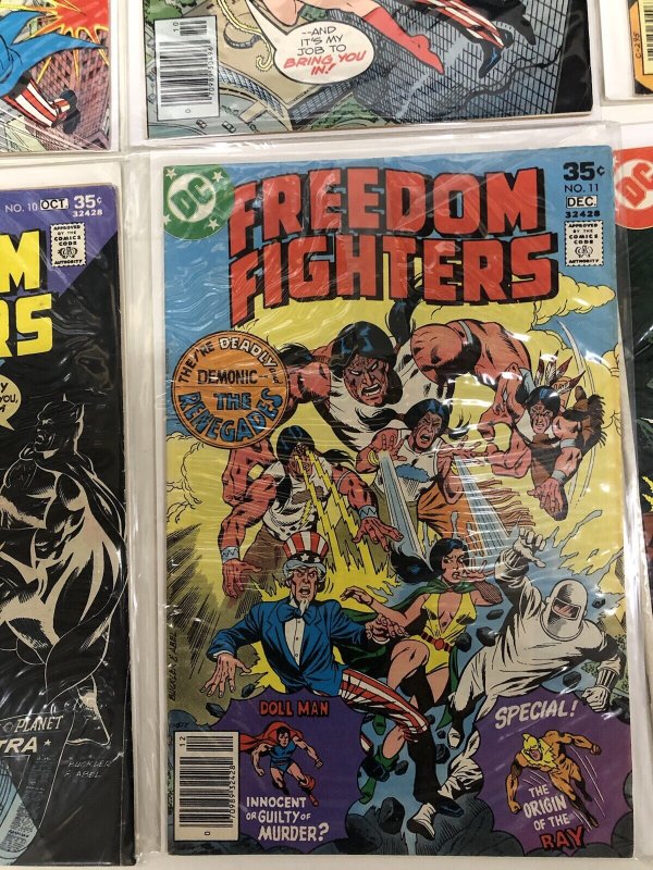 Freedom Fighters (1978) Complete Series # 1-15 (FN/VF) DC Comics • Bob Rozakis