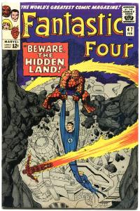 FANTASTIC FOUR #47, FN+. Black Bolt, Medusa, Jack Kirby, Inhumans, Hidden Land