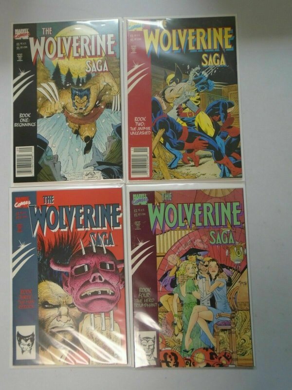 Wolverine Saga #1 to #4 set 4 different books 6.0 FN (1989)