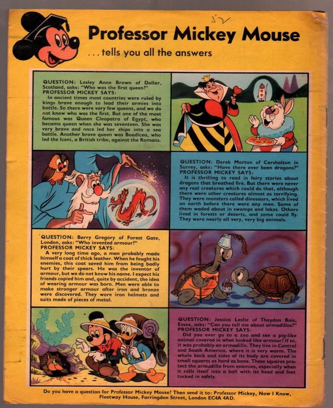 Walt Disney's Now I Know #38 1973-U.K.-Winnie The Pooh-G