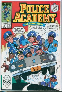 Police Academy #1 Marvel Comics 1989 VF