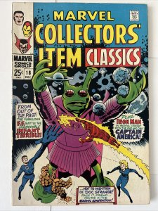 Marvel Collectors' Item Classics #17, 18 GD Reprints 1st Hawkeye, Doom, Strange