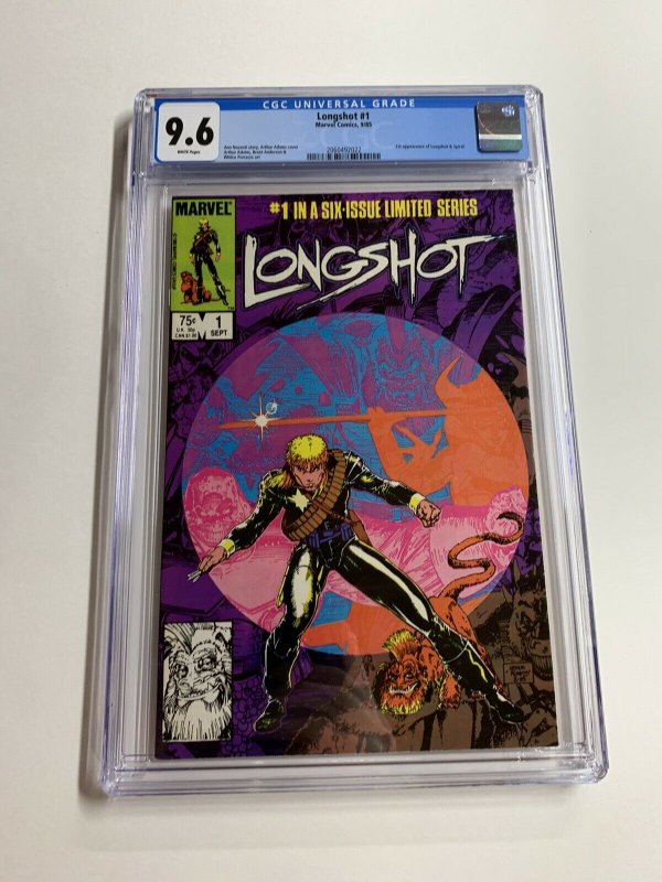 Longshot 1 Cgc 9.6 Marvel Copler Age 022