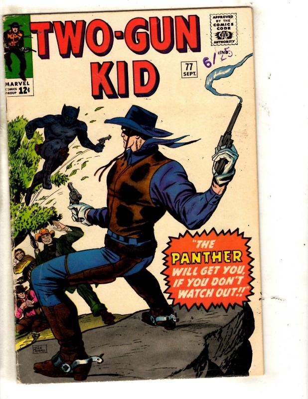 Two-Gun Kid # 77 FN Marvel Comic Book Panther Silver Age Western Cowboy JL19