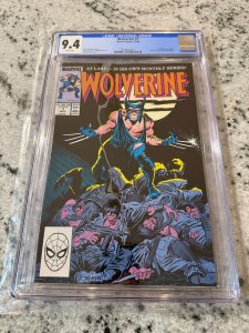 Wolverine # 1 CGC Graded 9.4 Marvel Comic Book 1988 Claremont Byrne X-Men JH30