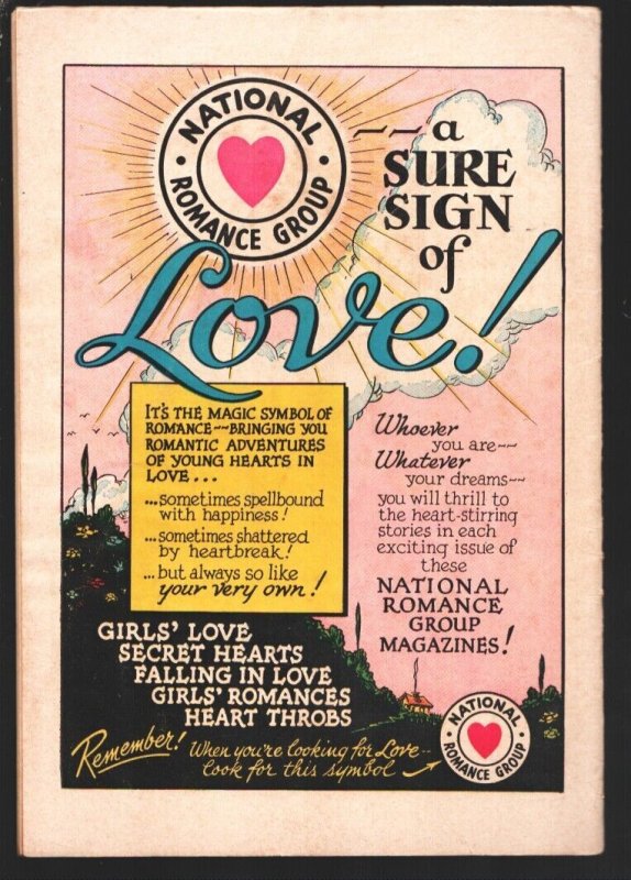 Girls' Romances #51 1958-DC-Love triangles-Julia Roberts' Romance report-FN-