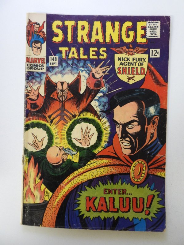 Strange Tales #148 (1966) VG- condition bottom staple detached from cover