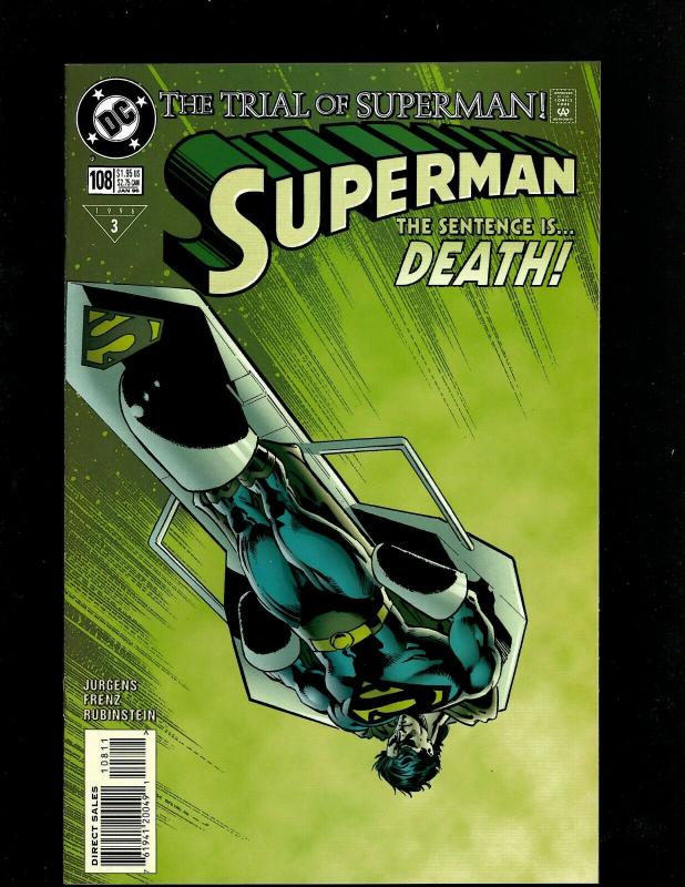 11 Comics Superman 106 107 108 123 528 529 530 531 Action Comics 717 718 J395 