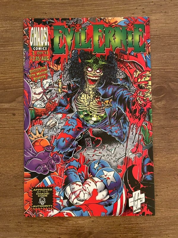 Evil Ernie # 1 NM Chaos Comics Comic Book Hughes Cover 1995 Vs Super Heroes J985 