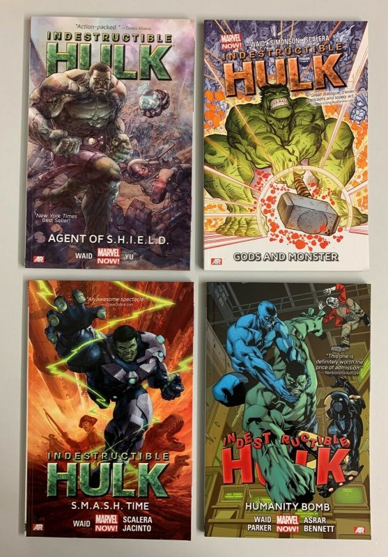 Indestructible Hulk Vol 1-4 Complete Set (Marvel 2014-2015) Paperback Mark Waid  