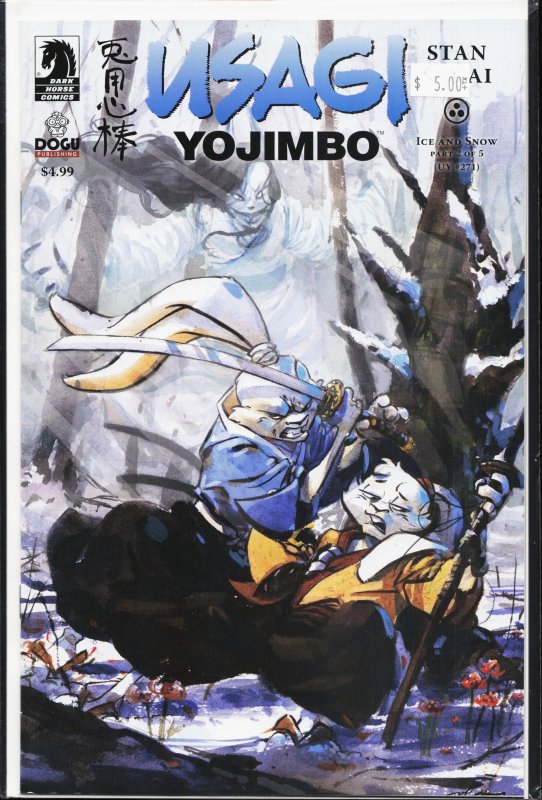 Usagi Yojimbo: Ice and Snow #2 Cover B (2023) Usagi Yojimbo