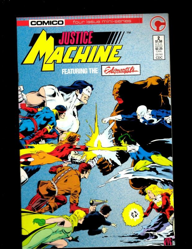 Lot of 11 Comics Justice Machine #9 13 14 15 16 17 18 20, Elementals #1 2 3 JF20