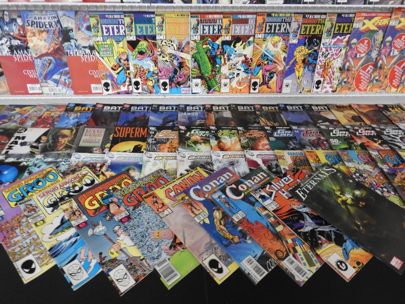 Huge Lot 180+ Comics W/ Sub-Mariner, Spider-Man, X-Force+ Avg VF- Condition!