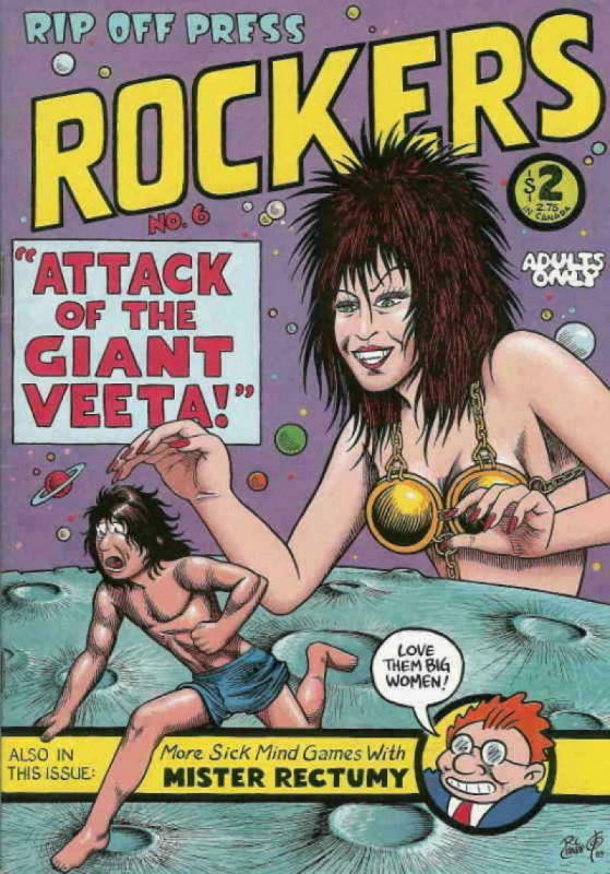 ROCKERS #6, VF+, Crabb, Rip Off Press, 1985 1989 more Indies in store