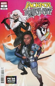 Jackpot & Black Cat #4 2024 Betsy Cola Pride Allies Cover C Marvel Comics EB218