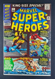 Marvel Super-Heroes King-Size (1966) VF- (7.5) Avengers #2 Daredevil #1 Reprints