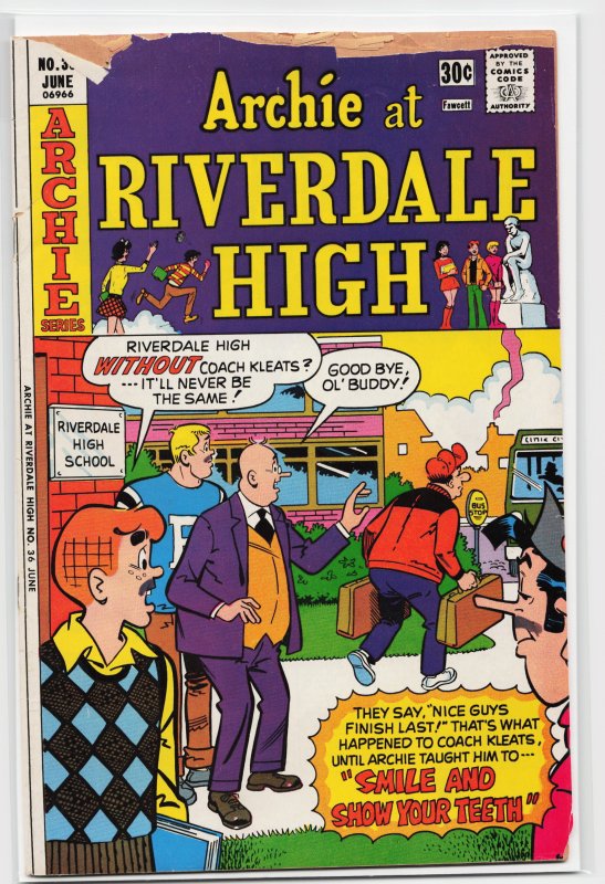 Archie at Riverdale High #36 (1976) Archie