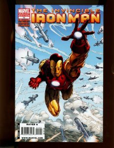 (2009) Invincible Iron Man #14 - MARC SILVESTRI VARIANT COVER ART! (9.0/9.2)