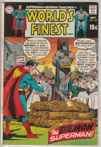 World's Finest #187 (Aug-69) VF Mid-High-Grade Superman, Batman