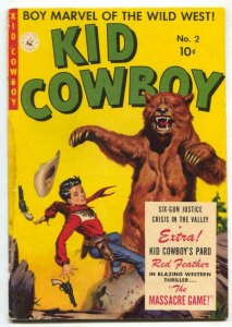 Kid Cowboy #2 1950- Golden Age Western- VG