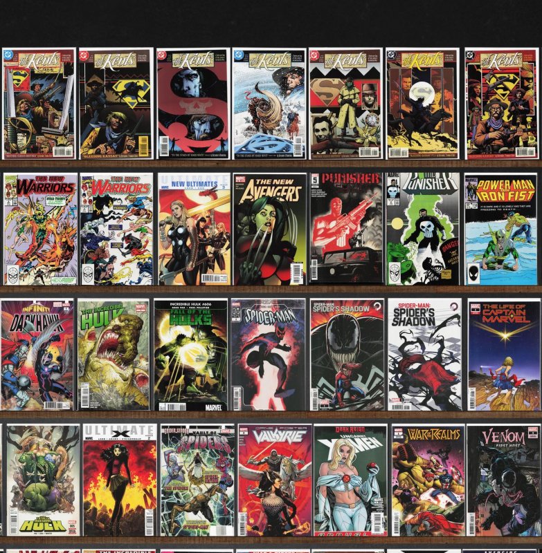 Huge Lot 150+ Comics with The Kents, Silver Surfer, The Incredible Hulk & More!