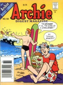 Archie Digest Magazine #136 (Newsstand) GD ; Archie | low grade comic Beach Swim