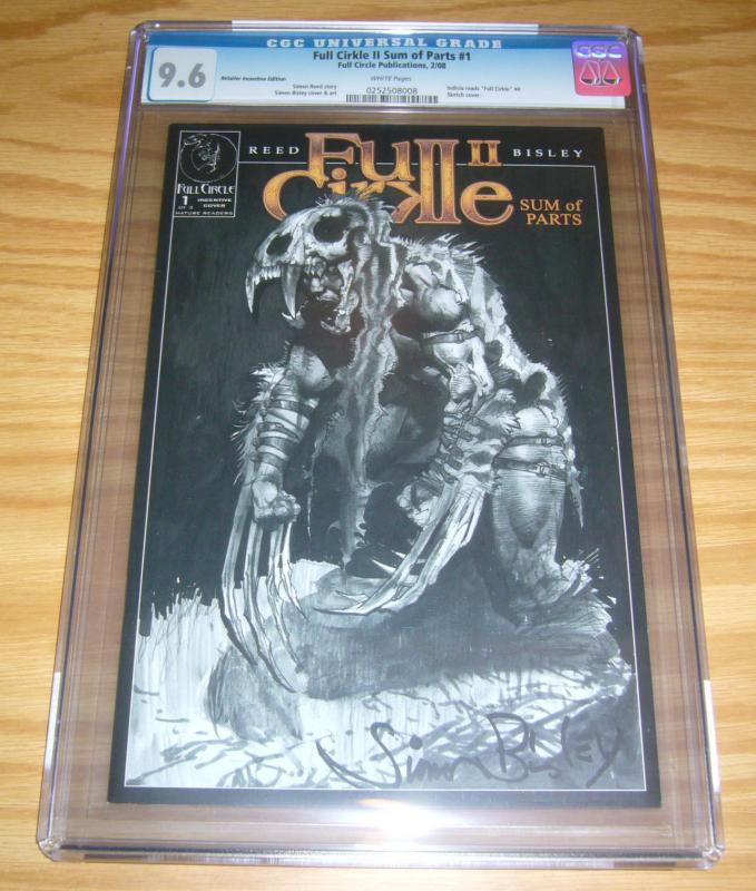 Full Cirkle II #1 CGC 9.6 retailer incentive variant - simon bisley sum of parts 