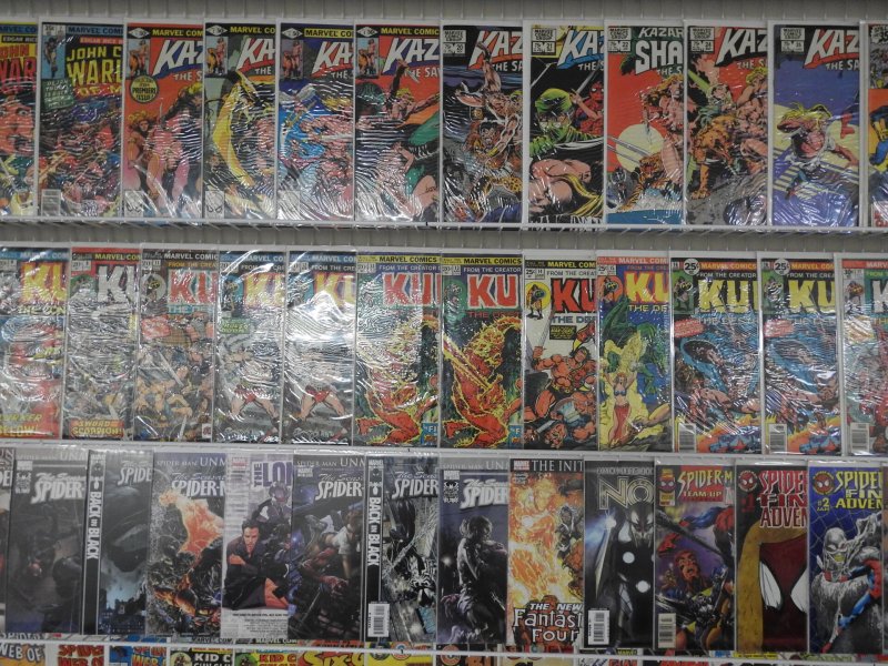 Huge Lot 120+ Comics W/ Westerns, Spider-Man, Ka-zar, Kull+ Avg VG+ Condition!