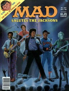 Mad #251 VF ; E.C | December 1984 Michael Jackson magazine