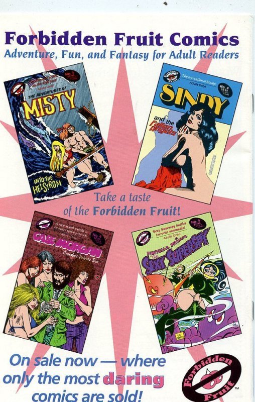 Forbidden Fruit Misty into the Hellstorm #4(1991)Adult Comic Grade VF 8.0