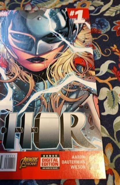 Thor #1 (2014)Jane foster as thor 1st app