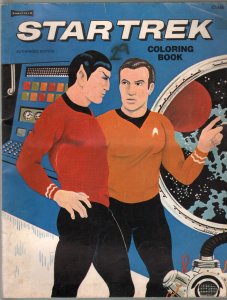 Star Trek Coloring Book #1035-1 1975-Mr Spock-Capt Kirk-VG-