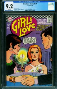 Girls' Love Stories #127 CGC 9.2 1967-DC ROMANCE  2039902005