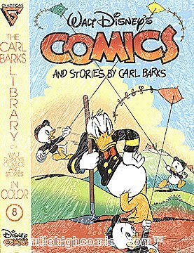 CARL BARKS LIBRARY ALBUM GN (WALT DISNEY'S COMICS AND) #8 W/CARD Near Mint