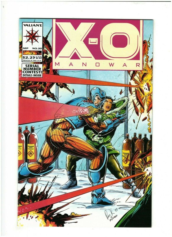 X-O Manowar #20 VF/NM 9.0 Valiant Comics 1993