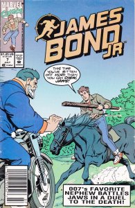 James Bond Jr. #7 (Newsstand) VG ; Marvel | low grade comic