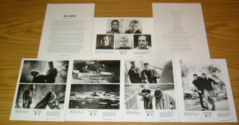 Chill Factor Press Kit - complete with B&W photo stills - cuba gooding jr.