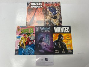 5 BOOM comic books War Worlds #1 Way Rat FCBD Web Weird Tales Wanted #1 32 KM21