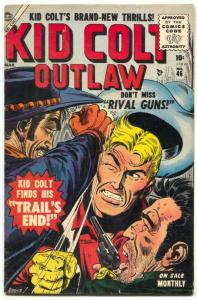 Kid Colt Outlaw #46 1955- Black Rider- 1st Code issue FN+