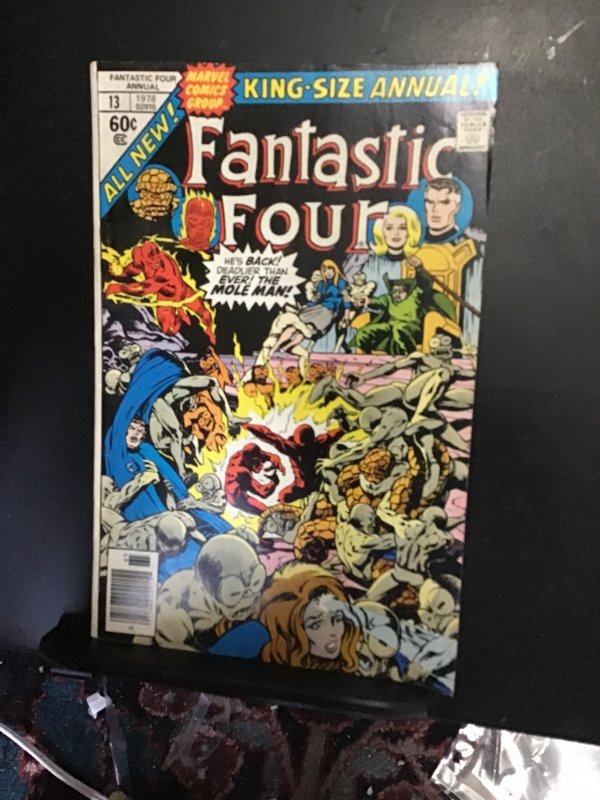 Fantastic Four Annual #13 (1978) Mole Man vs. Fantastic Four! VF/NM Wow!