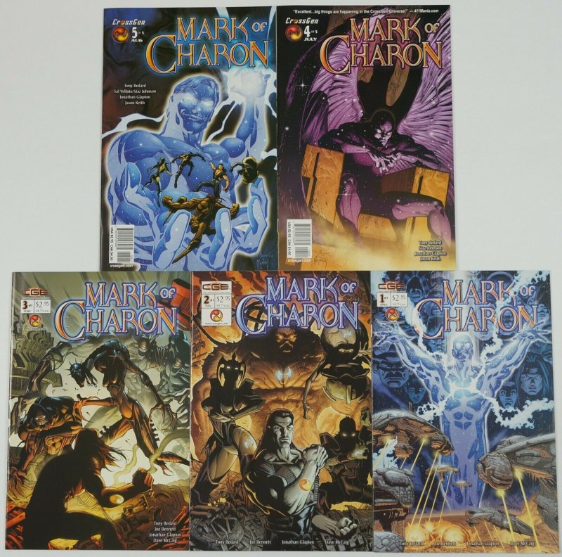 Mark of Charon #1-5 VF/NM complete series - crossgen comics - tony bedard set