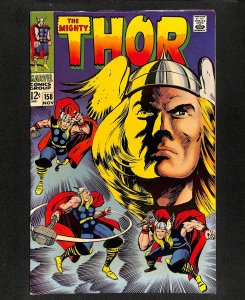 Thor #158 Origin Thor Retold! Jack Kirby Cover Art!