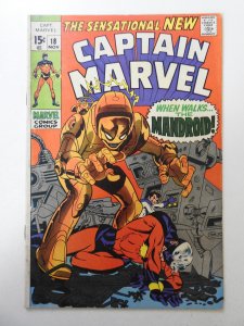 Captain Marvel #18 (1969) FN- Condition!