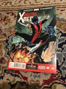 Amazing X-Men #1 (2014) Quest For Nightcrawler! Super-Grade NM Wow!
