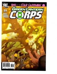 6 Green Lantern Corps DC Comic Books #26 27 28 30 31 32 Mongul Star Sapphire MS7