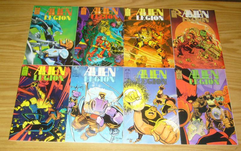 Alien Legion vol. 2 #1-18 VFNM complete series - epic comics - chuck dixon set