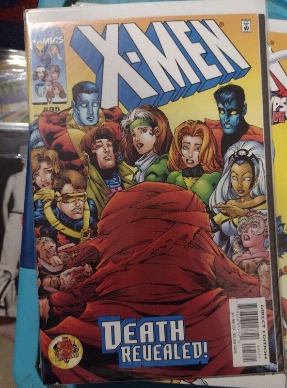 X MEN # 95 1999 MARVEL DISNEY the twelve death revealed