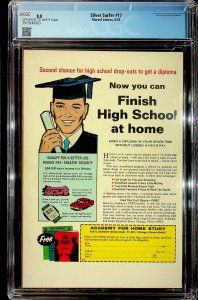 The Silver Surfer #17 (1970) - CGC 8.0 - Cert #3979246003