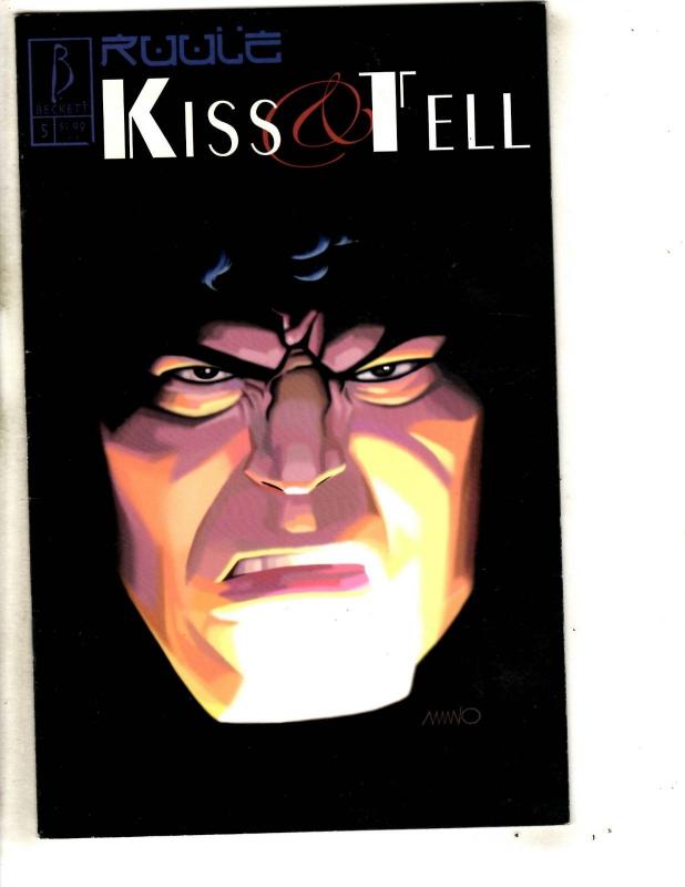 Lot Of 5 Ruule Becket Comic Books Kiss & Tell Vol. # 2 1 2 5 6 8 CA2 