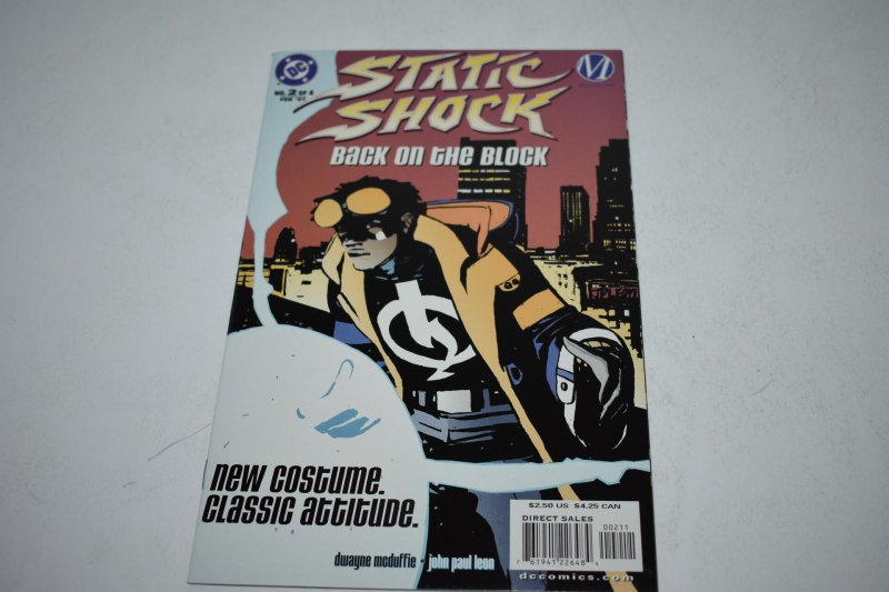 Static Shock: Rebirth of the Cool #2 (2001) NM 9.4 Comic Book
